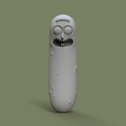 67.gif Free OBJ file PICKLE RICK Rick and Morty・3D printing template to download