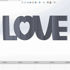 ezgif.com-gif-maker-1.gif Fichier STL LOVE YOU Text Flip Saint-Valentin・Design pour imprimante 3D à télécharger