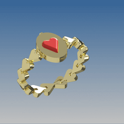 Gif animé 3.gif Free STL file Duo bracelet / pendant - #ANYCUBIC3D・Object to download and to 3D print, Rico38