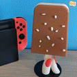 Cults-gif01.gif 3D file Up to 18 game cartridges and 4 MicroSD in these ice creams for Nintendo Switch・3D printer model to download