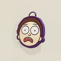 Гифка-с-Gifius.ru-1.gif STL file Rick and Morty friendship keychains・3D printable model to download