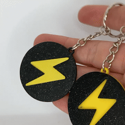 IMG_0496_MP4_AdobeExpress.gif Fichier STL gratuit PENDENTIF POKEMON TYPE ÉLECTRIQUE・Plan imprimable en 3D à télécharger