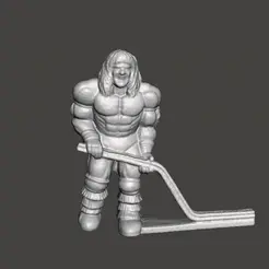 GIF.gif ULTIMATE WARRIOR FIELD HOCKEY PLAYER 1991 WWF SUPERSTARS SHOOT-OUT TABLE FIELD HOCKEY