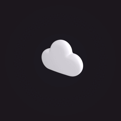 3D Cloud Symbol