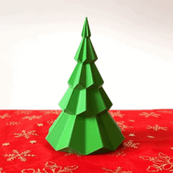 Video-28-11-22,-20-31-41.gif STL-Datei Geometrischer Weihnachtsbaum・Modell zum Herunterladen und 3D-Drucken