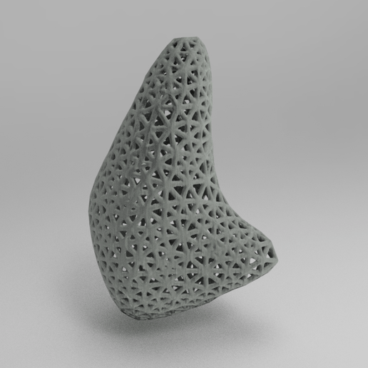 voronoi sculpture 10 3D model