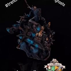 Trench Ghost Palanquin tank + rider PRESUPP