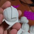 casquitos-video.gif Archivo STL Casco de llavero / Keychain Helmet・Modelo imprimible en 3D para descargar