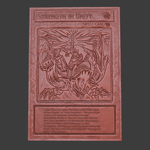 YuGiOh Card : Strengh in Unity 3D model