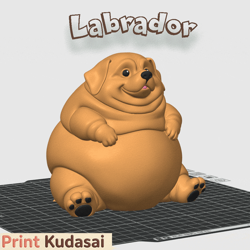 Labrador Dog - Potato Dog Collection - 3D model önizlemesi