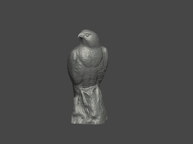 28795C86-1684-45D4-A7C9-D9AD22EE6607.gif Fichier STL statue de faucon art animal・Modèle pour impression 3D à télécharger, ARTMANS