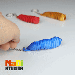 key-ring-Madistudios.gif Fichier STL gratuit Porte-clés・Modèle imprimable en 3D à télécharger