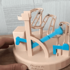 3.gif Файл STL Мраморные машины・Шаблон для 3D-печати для загрузки