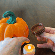 IMG_7793_MOV_AdobeExpress.gif Creepy Jack-O-Lantern Pumpkin Light Up with Bottom Closure - COMMERCIAL USE