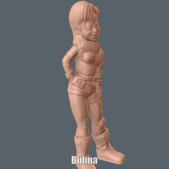 Bulma.gif Download free STL file Bulma (Easy print no support) • 3D printer template, Alsamen