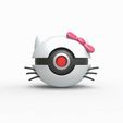 Ball.gif 3D file Pokeball Kitty・Model to download and 3D print