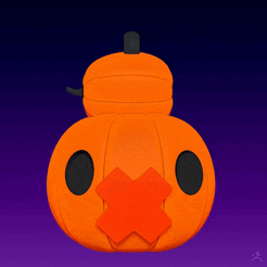DRIF.gif Fichier OBJ gratuit Pendentif d'Halloween - Drifblim・Plan pour imprimante 3D à télécharger