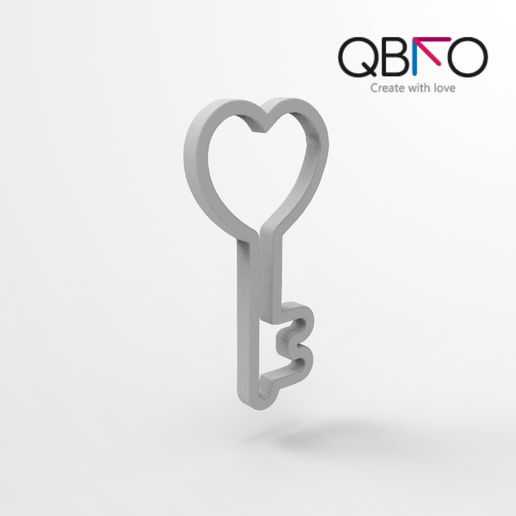 Heart keychain (print in place) 3D model