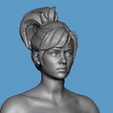 face_gif.gif Realistic Heroic Female Basemesh, self stand