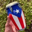 PR-DRUM-COVER-GIF.gif Puerto Rico Conga Drum Piggy Bank