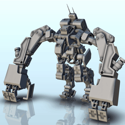GIF-V30.gif Archivo STL Xyysus robot de combate (30) - BattleTech MechWarrior Warhammer Scifi Ciencia ficción SF 40k Warhordes Grimdark Confrontación・Plan de impresora 3D para descargar, Hartolia-Miniatures