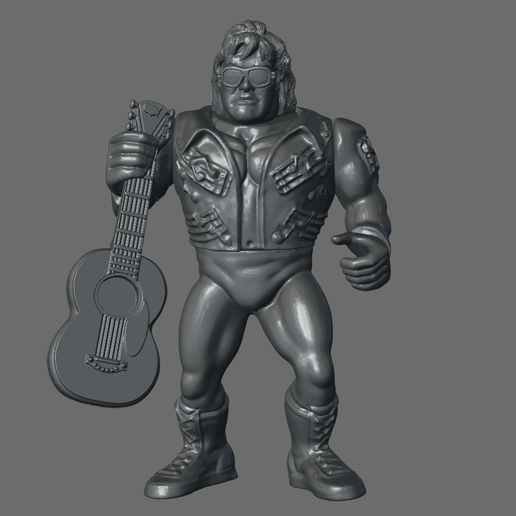 WWF-WWE Costum Greg Valentine Costum 3D model