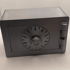 OpenClose.gif STL file Vintage Safe Gift Box・3D printer design to download