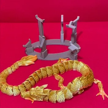 Base-on.gif Flexi Japanese Dragon Mark-Ⅱ Set(Print-in-place)