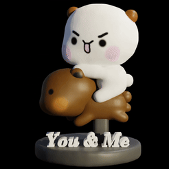 ezgif.com-gif-maker.gif Descargar archivo STL gratis Brownie and Sugar・Modelo para la impresora 3D