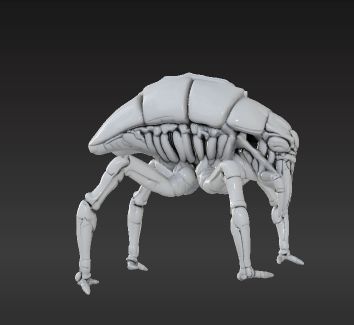 👽 Insectoid Alien Creature – Highly Detailed 3D Printable Model・ STL ...
