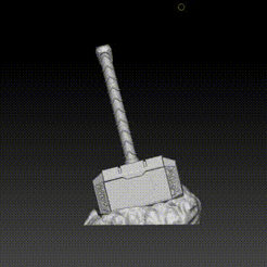 1-1.gif STL file THOR MJOLNIR BOX - POPCORN CONTAINER・3D printable model to download