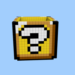 box.gif Free OBJ file SUPER MARIO WORLD BOX・3D print design to download