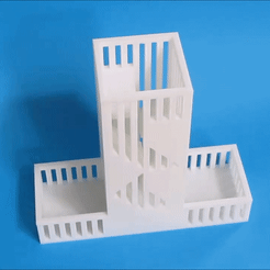 Anticlockwise_Dice_Tower.gif Free STL file Anticlockwise Dice Tower・Template to download and 3D print, inProgressDesigns