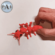 ezgif.com-gif-maker-9.gif STL file Articulated Ant Robot・3D printer model to download