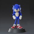 STL file Sonic the Hedgehog Classic (Fan Art) 🦔・3D printer model to  download・Cults
