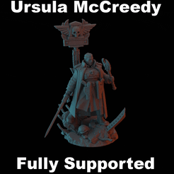 Ursula_Creed.gif 3D file Ursula McCreedy - Lord Castellan・3D printing idea to download