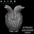 OPEN_COVENANT_EGG-GIF.gif 3D PRINTABLE ALIEN 1979 COVENANT CLOSED AND OPEN EGG 4 PACK