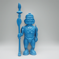 shaman360.gif STL file Shaman Warrior Figure・3D print design to download, magann