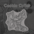 Gif_SteamboatWillie.gif STL file STEAMBOAT WILLIE COOKIE CUTTER / DISNEY・Template to download and 3D print