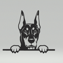 Doberman-Pinscher.gif STL-Datei Dog (Pack)・Design zum Herunterladen und 3D-Drucken, 3DFilePrinter