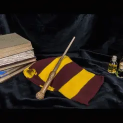 HARRY 2 400.gif Harry Potter Wand version 1 - Harry Potter films 3D print model