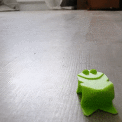 grenouille-sauteuse.gif Fichier STL Grenouille sauteuse origami facile a imprimer・Modèle à imprimer en 3D à télécharger, morganjimenez42