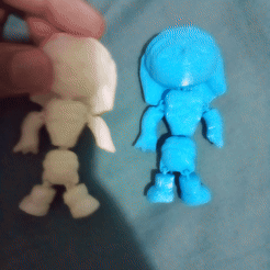 Flexi Troll Mother with Tpu and Pla (and abs) edition