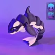 Gif_KillerWhale_001.gif KILLER WHALE ( ORCA - FLEXI - ARTICULATED FIGURE, PRINT-IN-PLACE, CUTE)