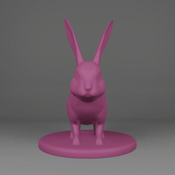 0001-0150.gif Fichier STL figurine de lièvre・Modèle pour imprimante 3D à télécharger, 3dartist768