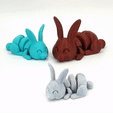 ezgif-7-d0dba1a31613.gif STL file Articulated Bunny・3D printable model to download
