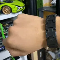 Vidéo.gif Fichier 3D Bracelet by Maverigeek・Idée pour impression 3D à télécharger