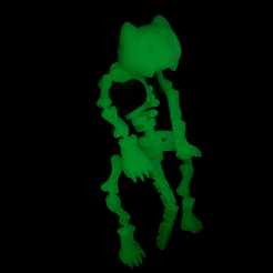 ezgif.com-crop-9.gif Файл STL Гибкая скелетная кошка・Дизайн 3D-печати для загрузки3D
