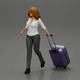 ezgif.com-gif-maker-15.gif Fichier 3D 2 Femme d'affaires en chemise et pantalon tirant une valise marchant dans un terminal d'aéroport・Objet imprimable en 3D à télécharger
