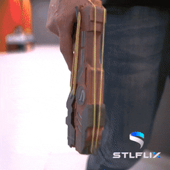 SB-1-1.gif STL file Sling Blaster・3D printing design to download